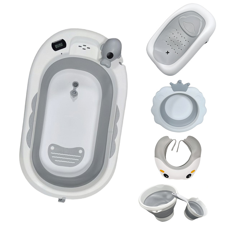 Детская ванночка складная с набором аксессуаров