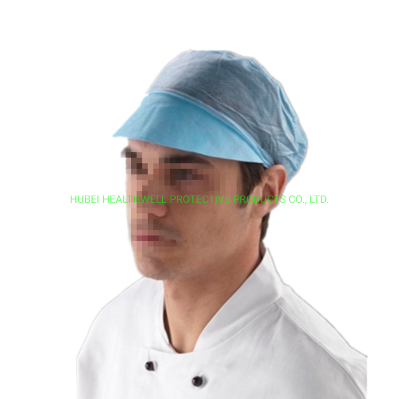 Disposable Non Woven Women′ S Snood Cap Hair Cap Nonwoven Work Cap for Food Industrial