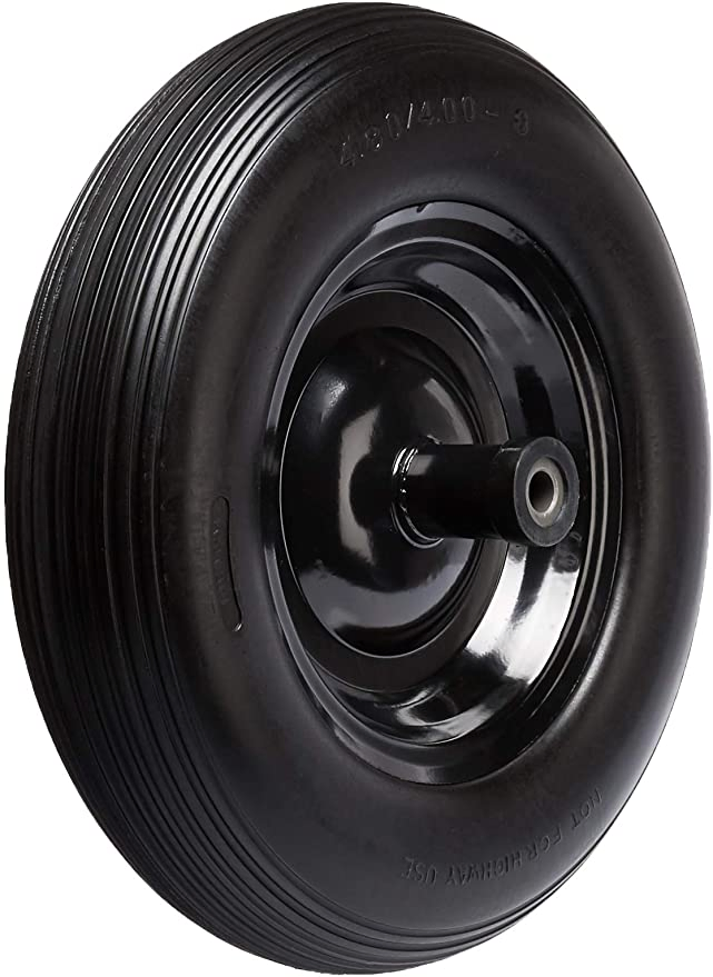 400-8 Solid PU Foam Flat Free Wheelbarrow Wheel Pneumatic Wheel with Reach Certificater