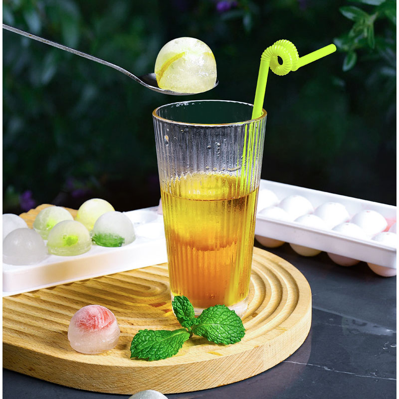 Форма для льда: шары виски, 10 ячеек, пищевой пластик