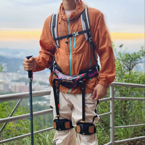 Ai Exoskeleton for Secure Exercise Mountaineering 24-Hour Standby with Single Battery Walking Aid Security Protection Product Robot
