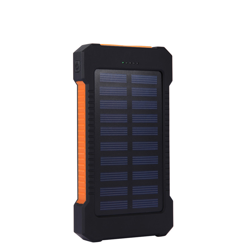 Водонепроницаемый Power Bank 15000mAh с солнечной панелью