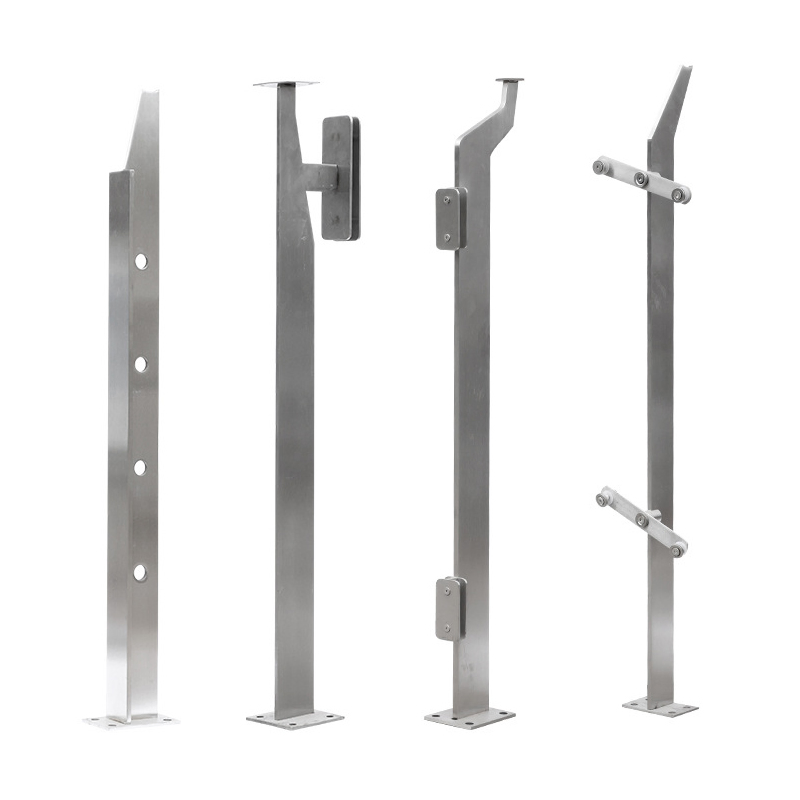 Custom Corridor/Balcony Glass Railing Safety Residential Stairs Handrail Balsustrade Post for Stair Parts