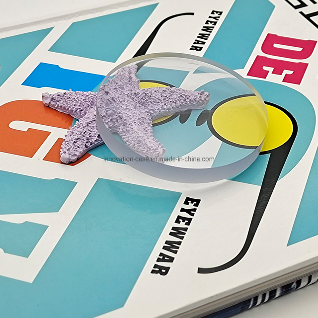 Factory 1.56 Blue Cut Semi-Finished Uncoated 72mm Optical Lens