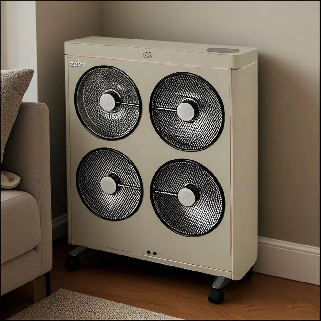 Mini Zobo Es3 3000W Garage Room Radiator Ceramic Infrared Electric Fan Heater