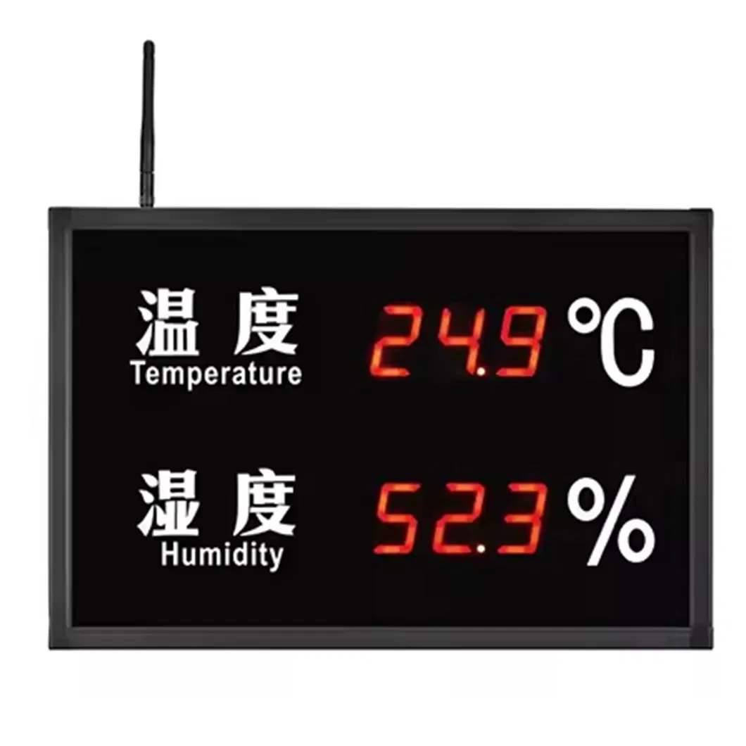 Temperature and Humidity Display Board with Alarm for Pharmacy Hospital