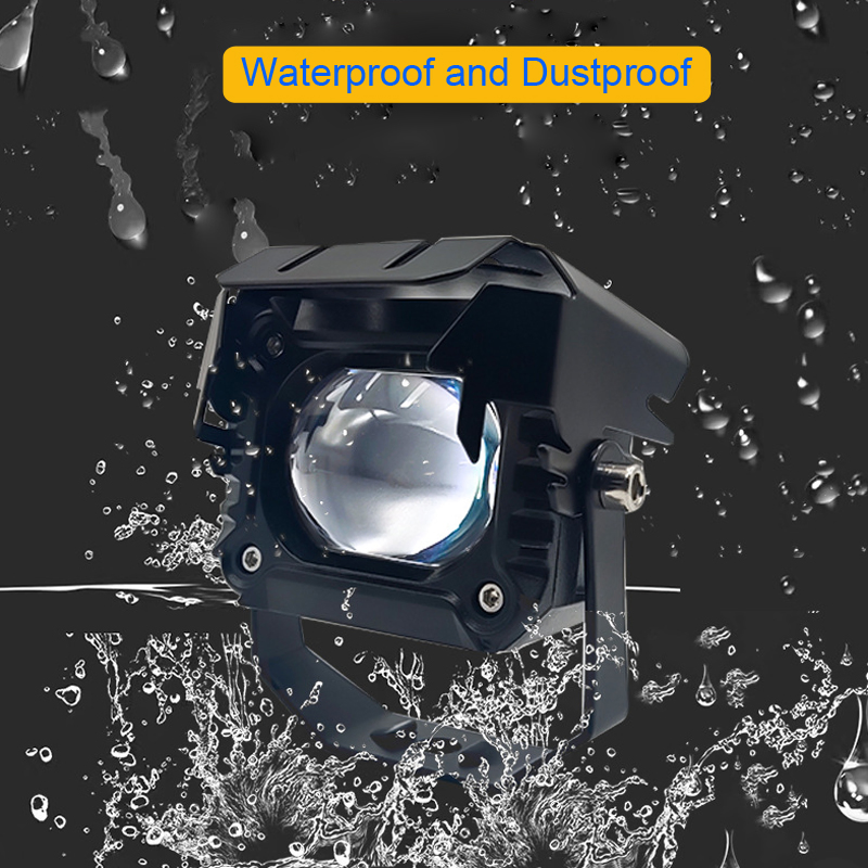 High Brightness Large Monocular LED Auxiliary Spotlights for Motorcycle