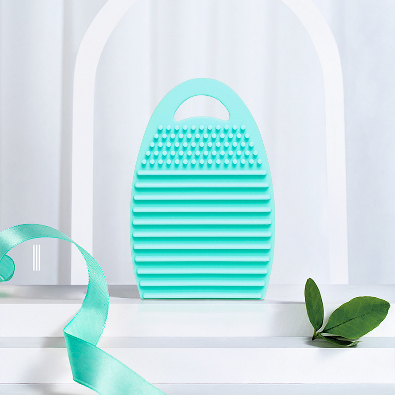 Wholesale Apple Shaped Washing Big Silicone Brush Cleaner Makeup Brush Cleaning Mat