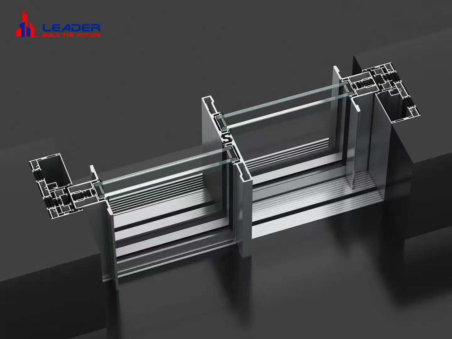 Supply 150 Series Aluminum Panoramic Sliding Door System, 1800kg Load, Motorized Option, for Hotel Villa Project