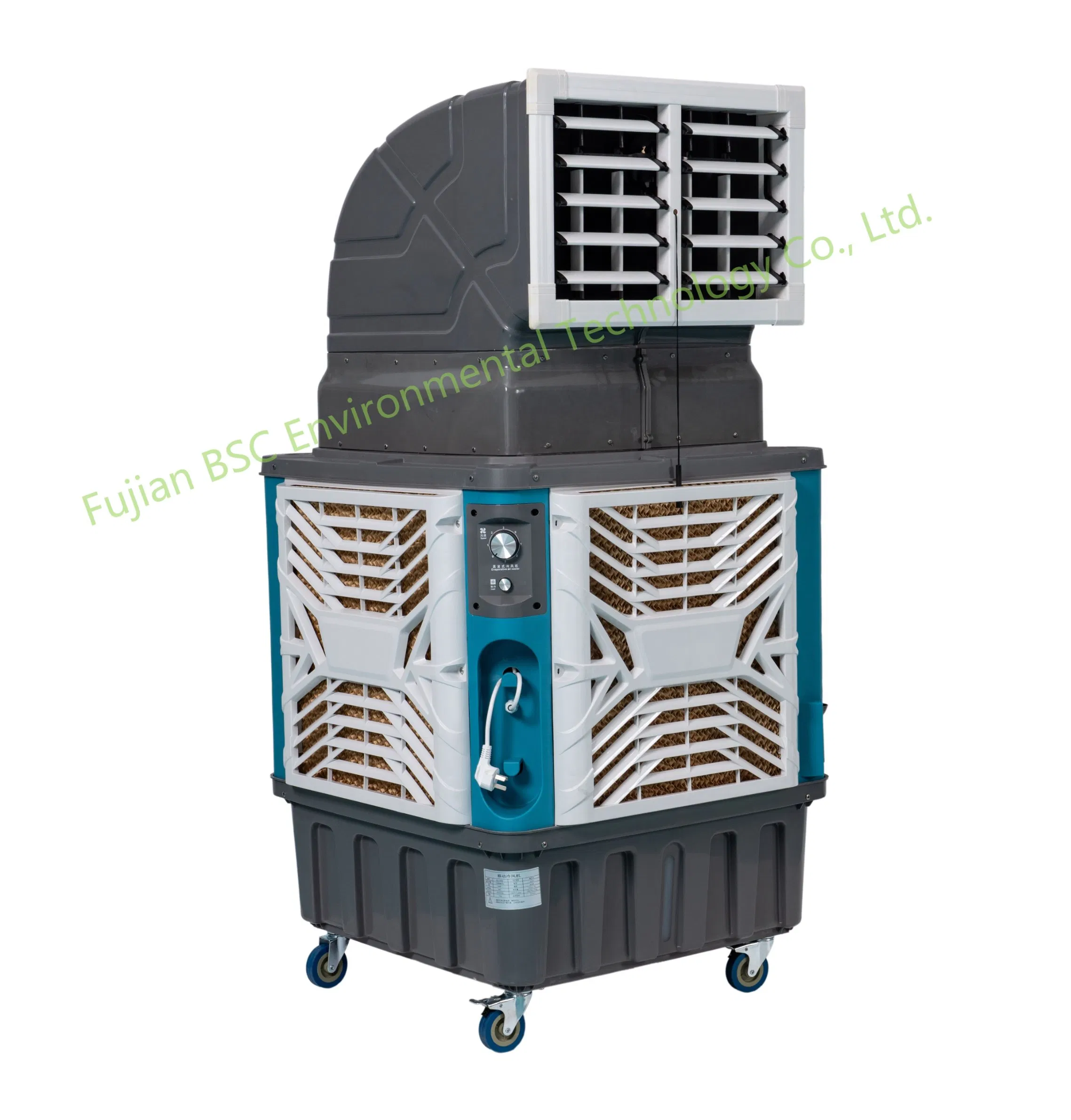 Energy Saving 1.1kw Evaporative Air Cooler 18000 Cubic Meters/Hour for Large Room