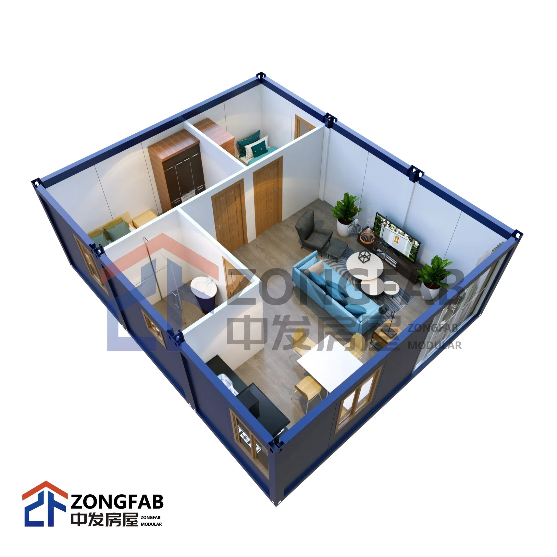Luxury Tiny Modular Tiny Steel Modular Prefab Prefabricated Container House Home Villa for Hotel