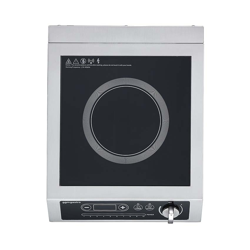 Electric Commercial Kitchen Equipment Stainless Steel Housing Induction Cooker