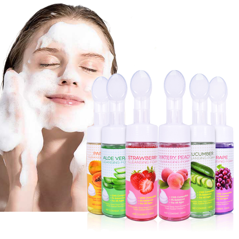 Custom Logo Face Wash Private Label Whitening Deep Cleansing Oil Control Skin Repairing Facial Cleanser