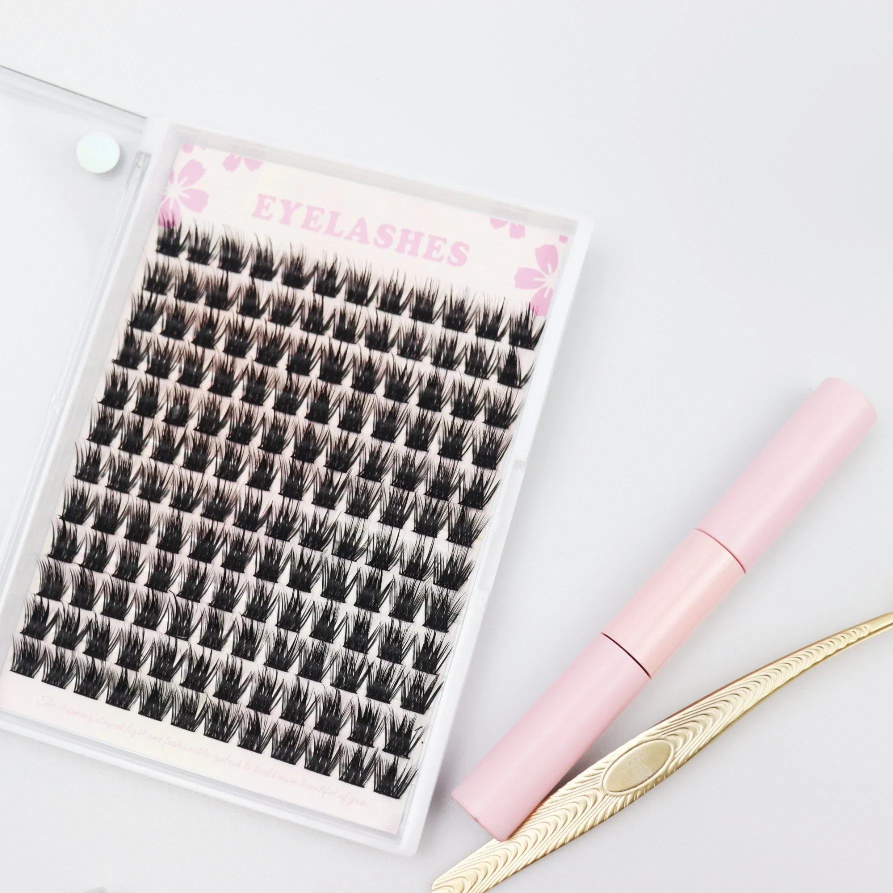 Individual Segmented Eyelashes DIY Lash Glue Mascara at Home Beauty Individual Eyelash