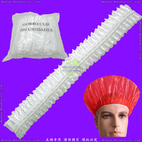 Disposable Transparent PE Shower Cap