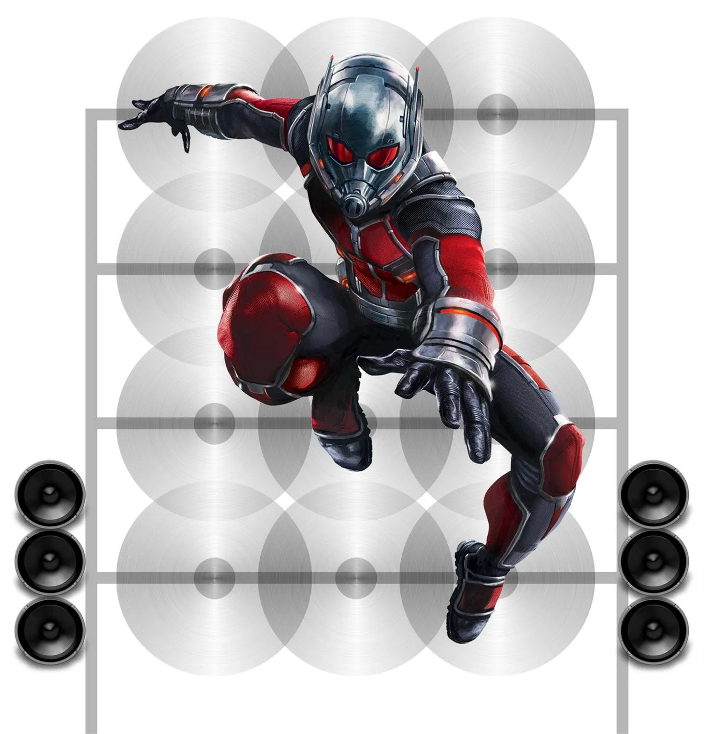 Мини LED вентилятор с 3D голографическим дисплеем, Bluetooth и WiFi