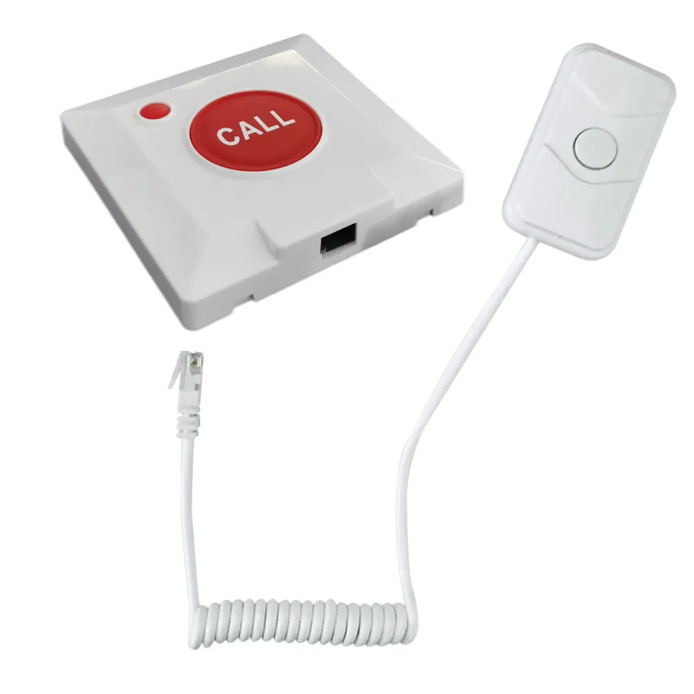 Wireless Paging System 1 Host Digital Display Receiver + 2 Buttons Transmitters for Hospital Clinic Nurse Call