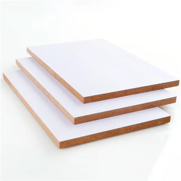 12mm 15mm 18mm White Melamine Faced Board MDF Medium-Density Fibreboard for Furniture