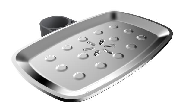 Chrome Lifting Rod Sanitary Ware Soap Dish