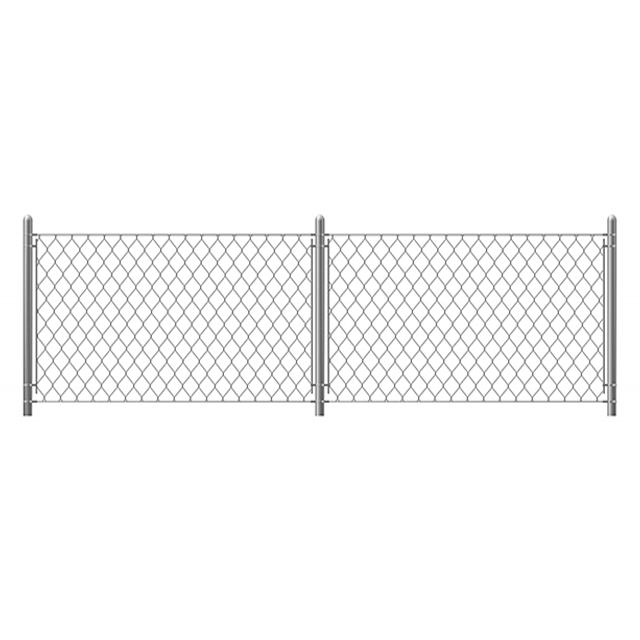 50X50mm 6FT 9 Gauge Galvanized or PVC Coated Diamond Cyclone Metal Steel Chain Link Fence