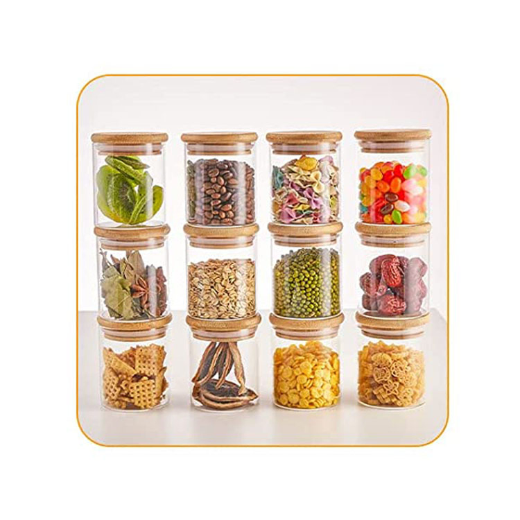 Kitchen Borosilicate Glass Food Storage Jar Extra Large Glass Storage Jar