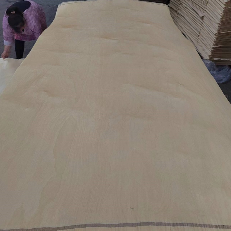 Chinese Suppliers Wood Veneer C/D Grade Plywood Birch Veneer