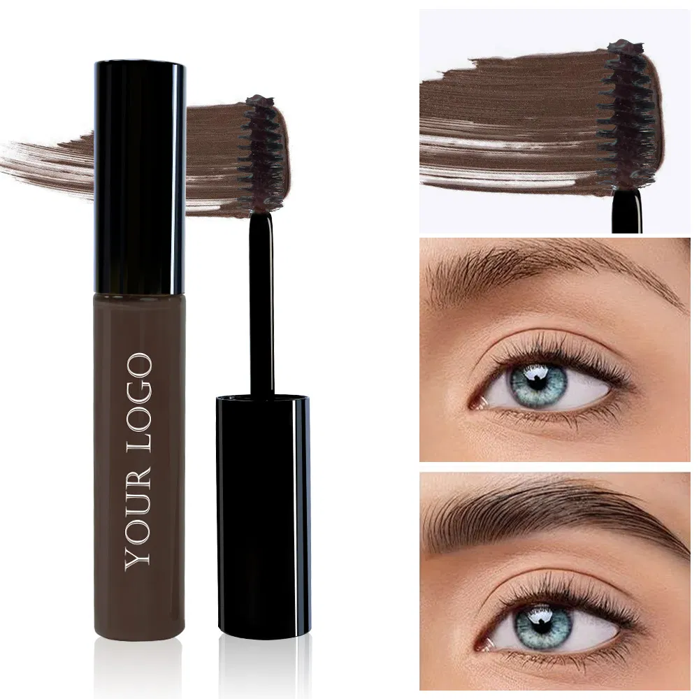Private Logo Eye Brow Freeeze Fix Eyebrow Gel Tattoo Vegan Tinted Brow Gel Enhancers Cream Makeup
