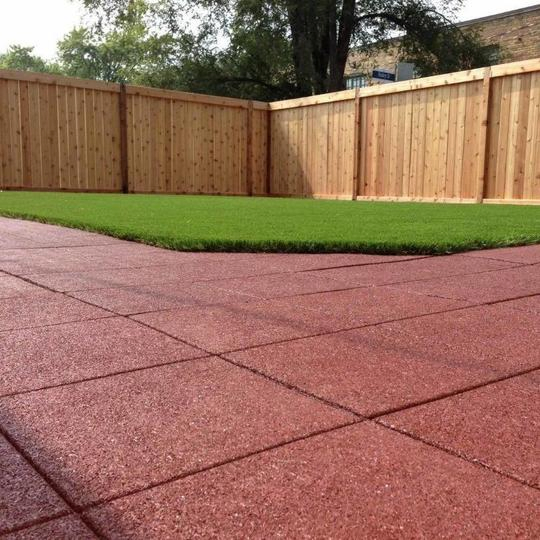 Rubber Floor Tile for Children Playground and Outdoor Fitness