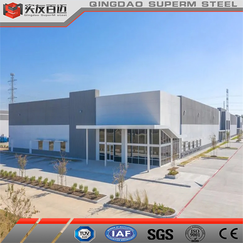 High Qualityprefab House Easy Installation Steel Building Companies Industrial Steel Storage Warehouse Sheds Rain Proof Production Workshop Building