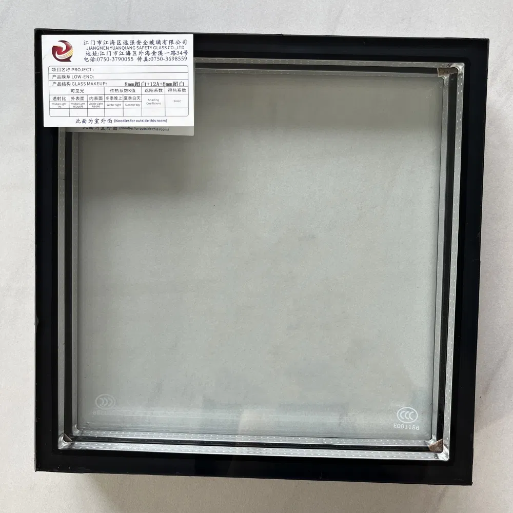 Custom Ultra Clear Low Iron Silk Screen Vacuum Insulated Thermal Skylight Insulated Glass