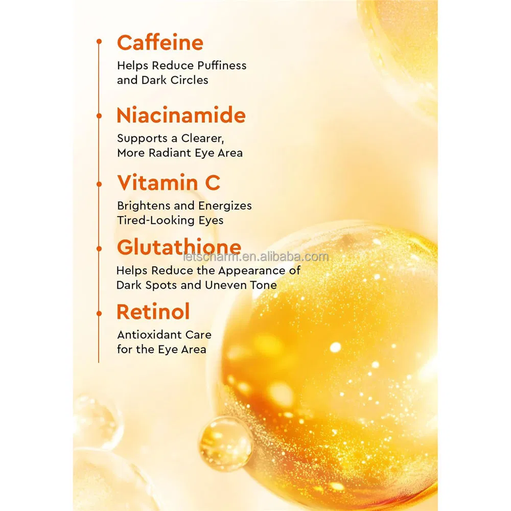 Ls071 OEM/ODM Private Label Hydrogel Eye Patches Collagen Niacinamide Targeted Care