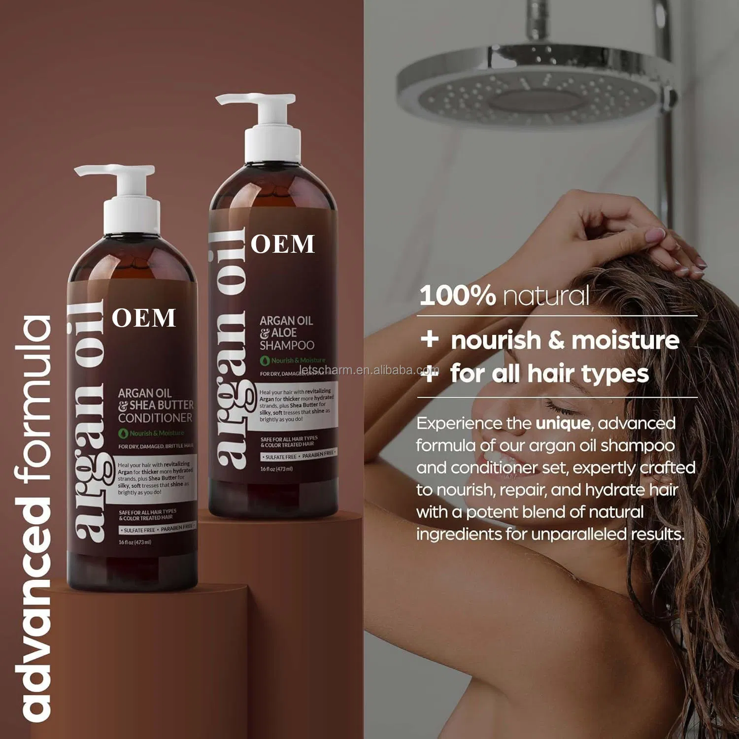 Ls131 Elevate Your Brand with OEM Sulfate-Free Argan Oil & Keratin Hair Care