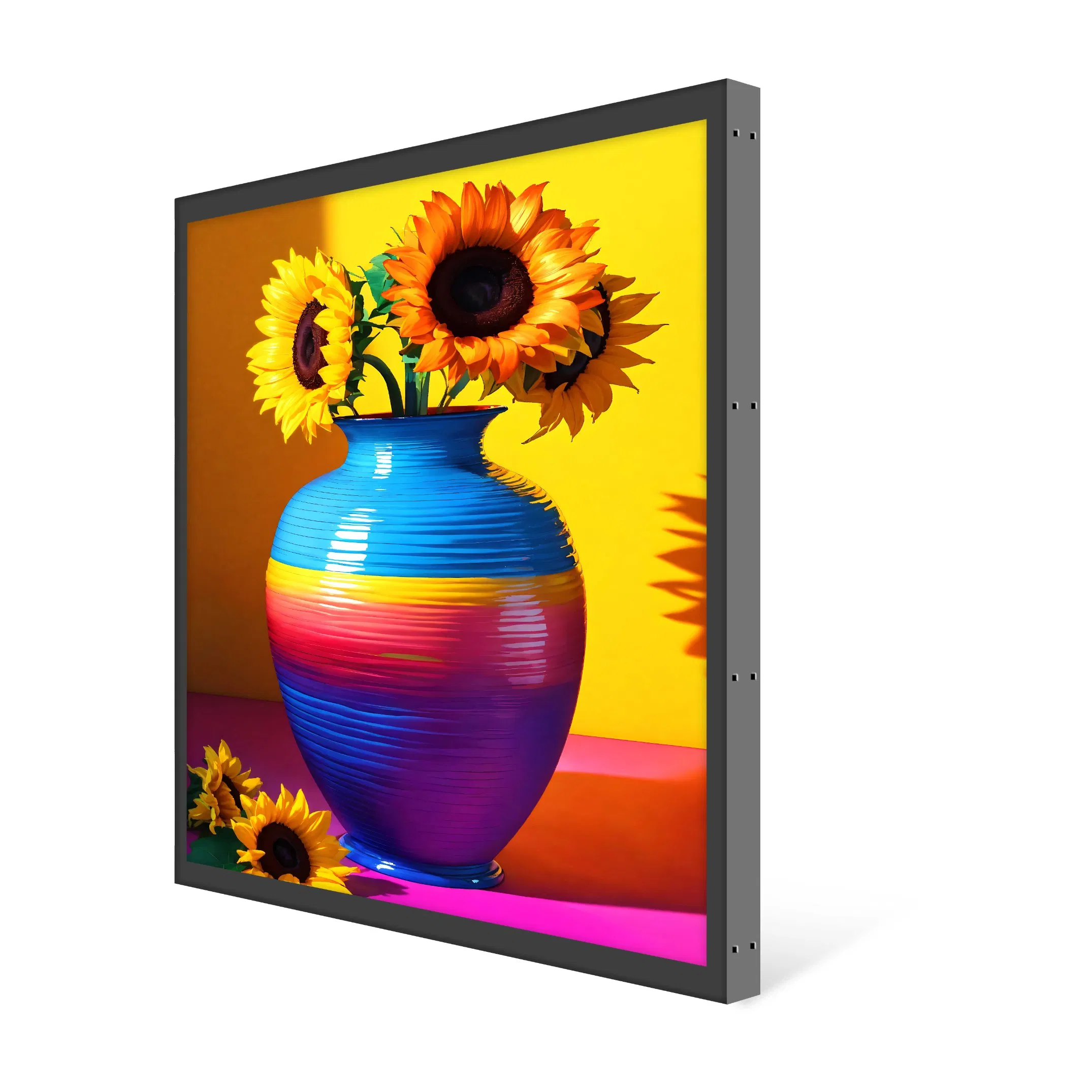 Special Design High Color Gamnut 4K 29.5 Inch 1: 1 Square Qled LCD Screen Digital Artwork Display for Museum, Gallery, Nft Collectors