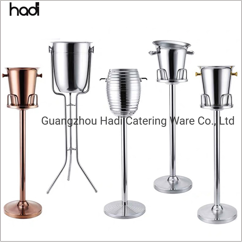 Ледяное ведро для вина и шампанского с подставкой