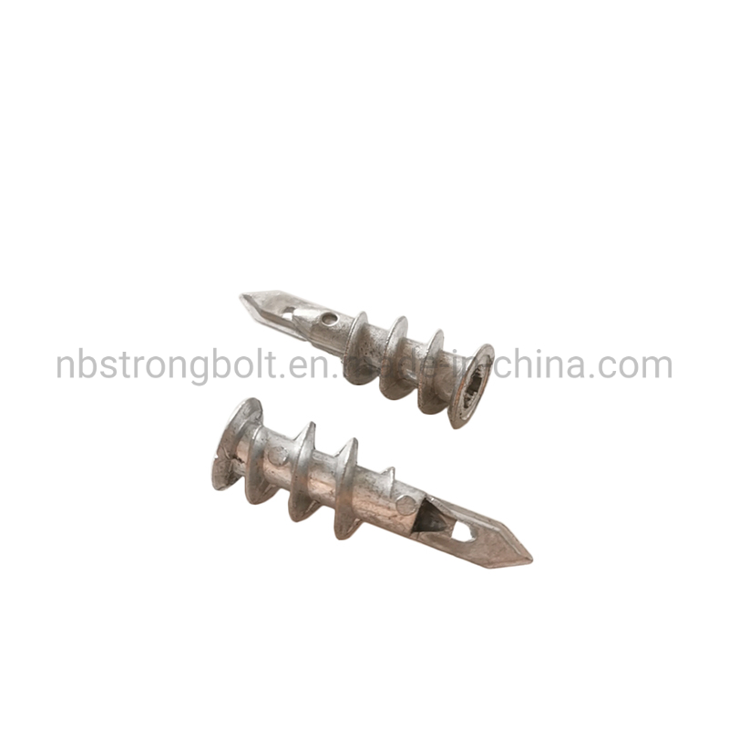 Nylon/Zinc Alloy Easy Drive Threaded Drywall Anchor, Drywall Screw Anchor 13X41