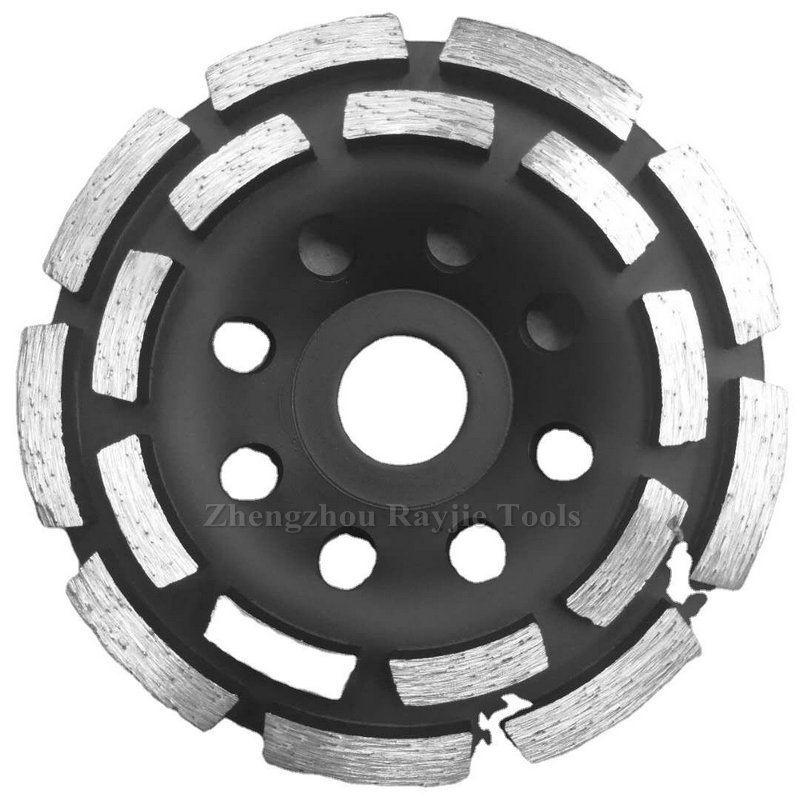 4inch/5inch M14 Aluminum Based Grinding Cup Wheel Cutting Wheel Polishing Grinding Disc for Granite Marble Concrete Brock