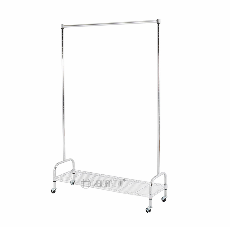 OEM Single Metal Bar Garment Rack Modern for Household Storage Furniture DIY Housewares Home Use