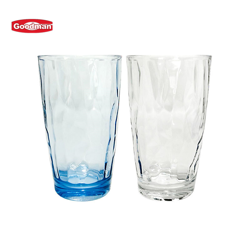 Hight Quality 300ml Coffee Juice Cup Custom Logo Drink Glass Plastic Reusable Cups