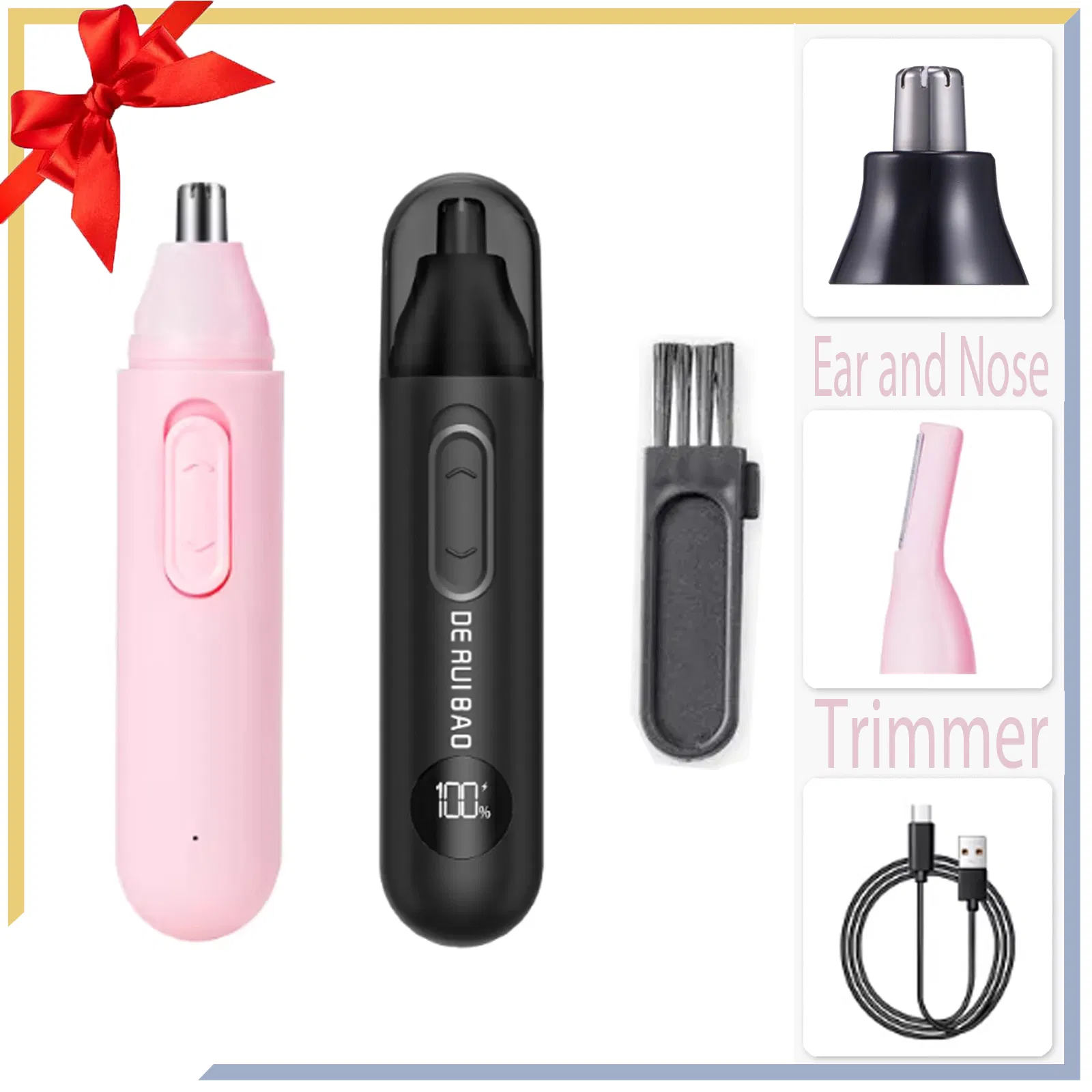 Dual Power Option Battery/Rechargeable Nose Hair Trimmer