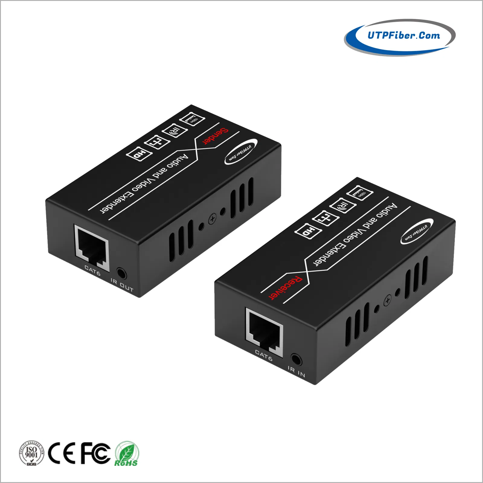 1080P@60Hz HDMI Over TCP/IP Extender with IR - 492 FT (150m) , 1080P TCP/IP Extender HDMI Transmitter 150m