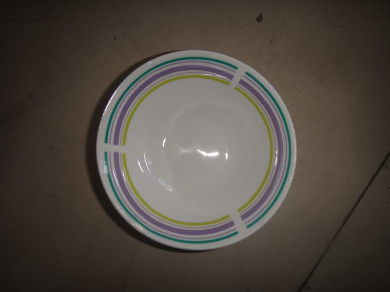 8"Side Flower Soup Plat Tableware Ceramics Porcelainware
