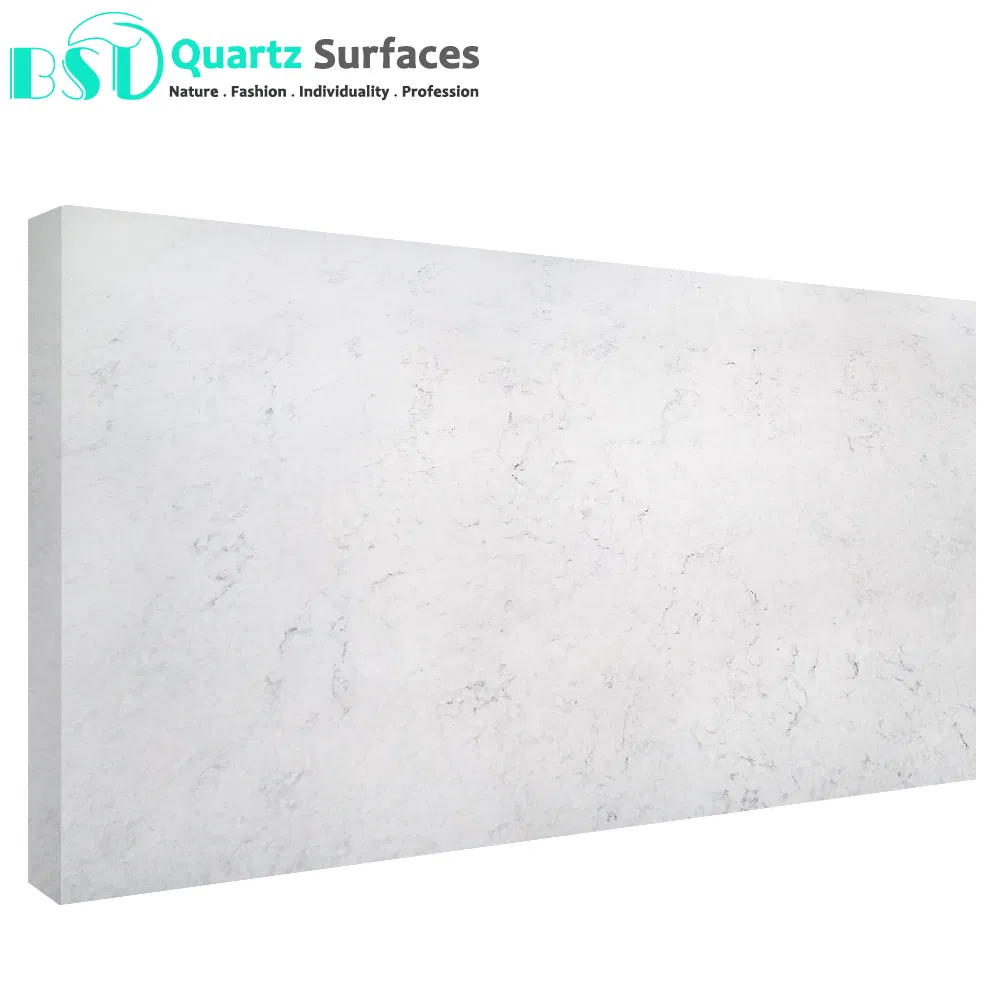Man Made Quartz Stone Slab with Natural Veins