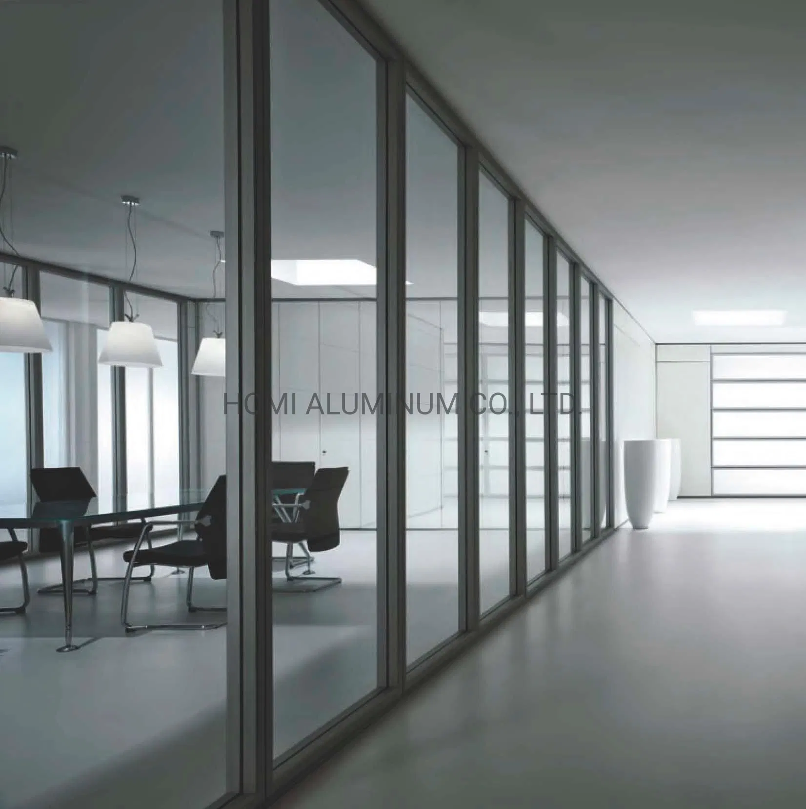 Steel-Aluminium Glass Partition