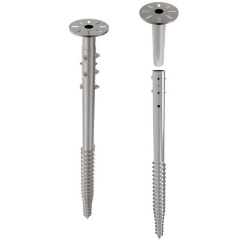 Винтовые сваи для солнечных панелей