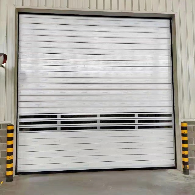 Soundproof China Industrial Doors Metal Fast High Speed Roll up Spiral Door