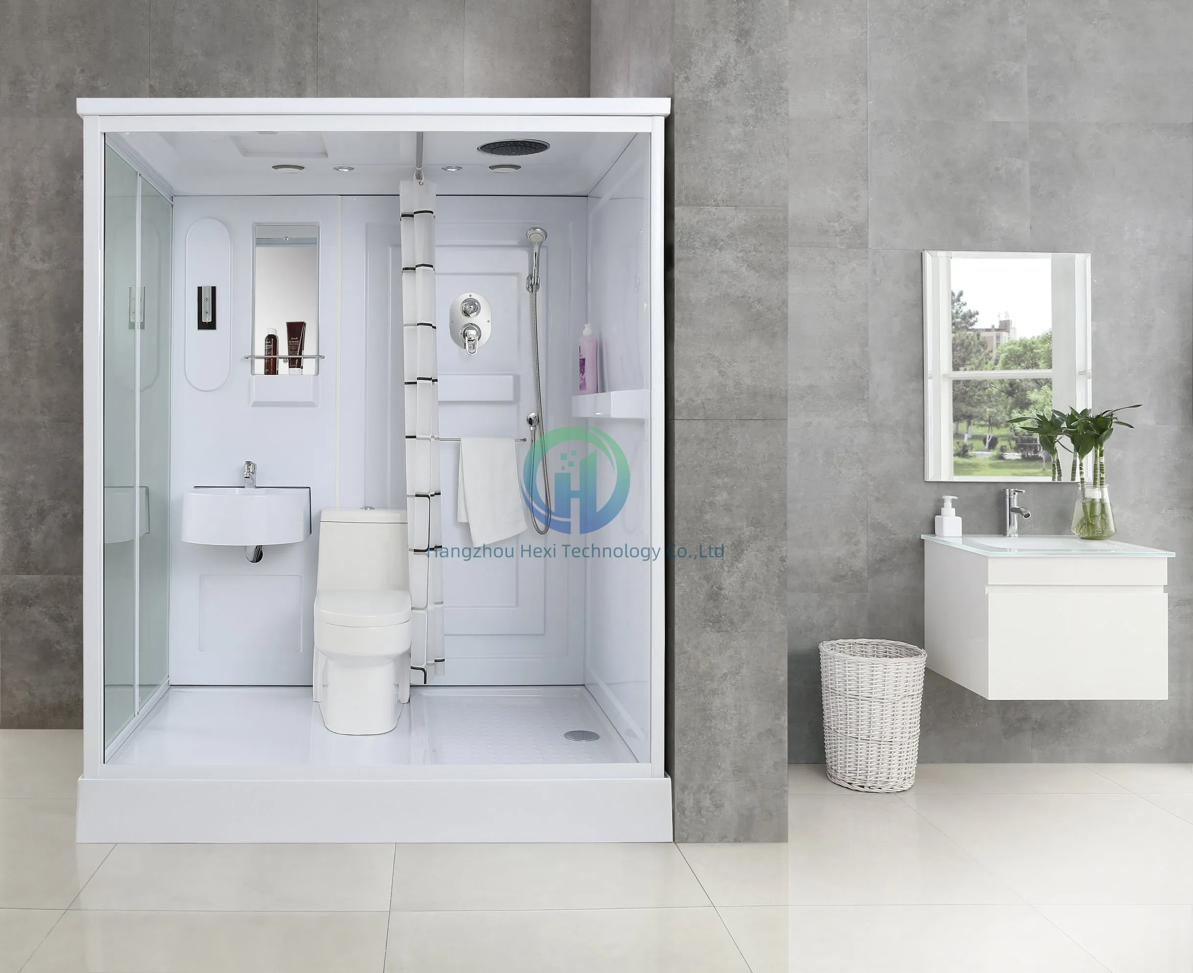 Impressive Sanitary Ware Concealed Integrated Capsule Bathroom Pod Shower Room
