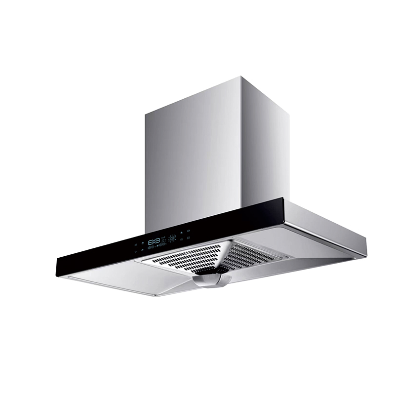 Advanced T-Shape Hood with Digital Display and Custom Logo Reduces Harmful Cooking Pollutant Inhalation Effectively for Your Safety