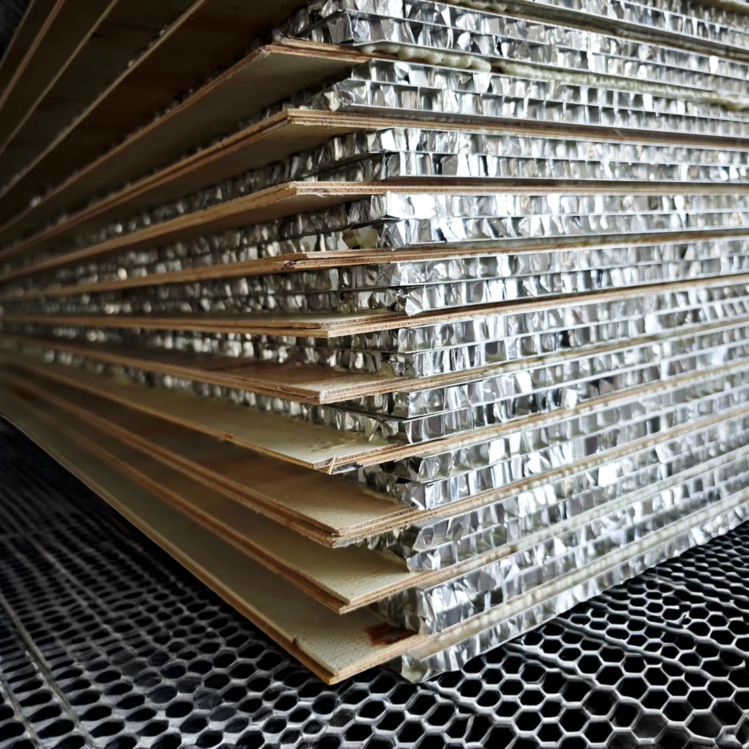 Honeycomb Sandwich Panel Waterproof Furniture Aluminum Honeycomb Panel, Lightweight Honeycomb Core Panel for Indoor Applications Ceiling Honeycomb Panels