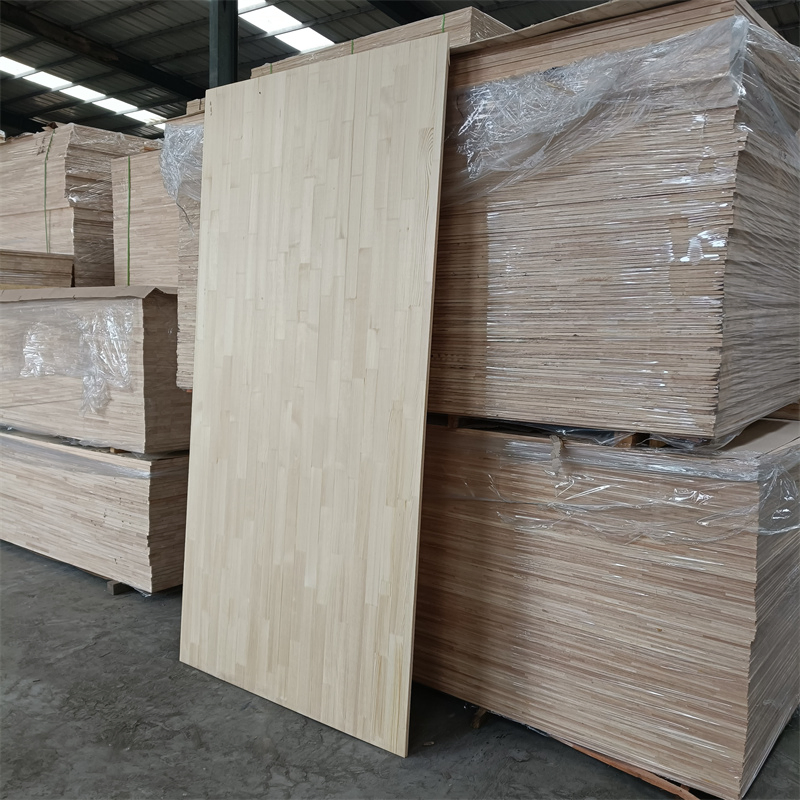 1220*2440mm Wholesale Low Price Finger Jointed Solid Paulownia Straight Board Wood