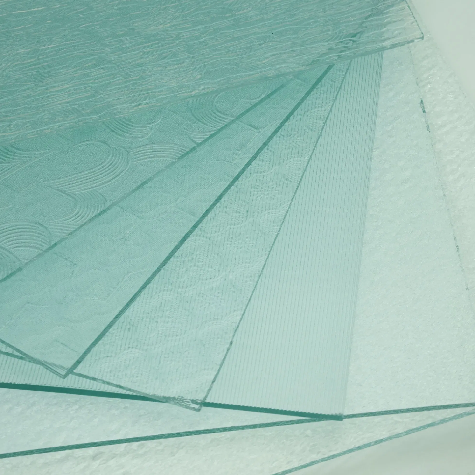4mm 5mm 6mm Clear Pattern Glass for Bathroom Door